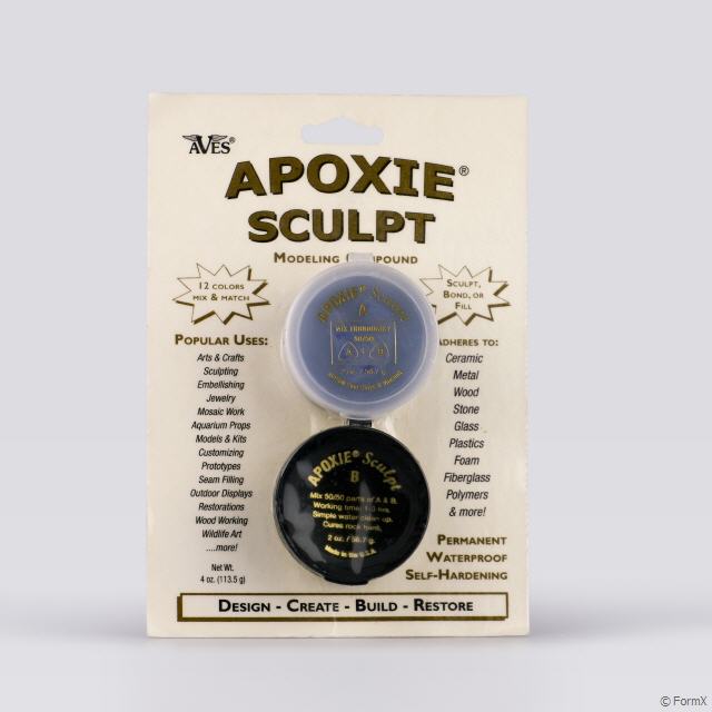 Aves Apoxie Sculpt Clay - 2 Part Modeling Clay Compound (A & B) - 1 Pound,  Epoxy Sculpt Clay for Sculpting, Modeling, Filling, Repairing, Simple to