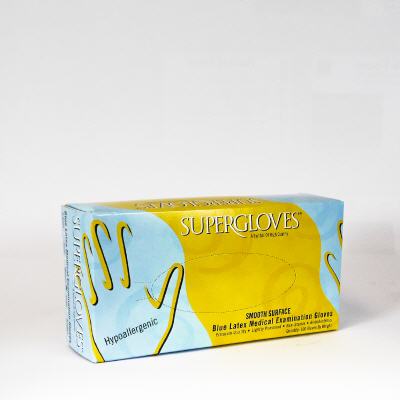 Supergloves Latex small   /box 100pcs