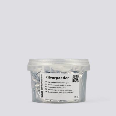 faux silver powder  /50gr