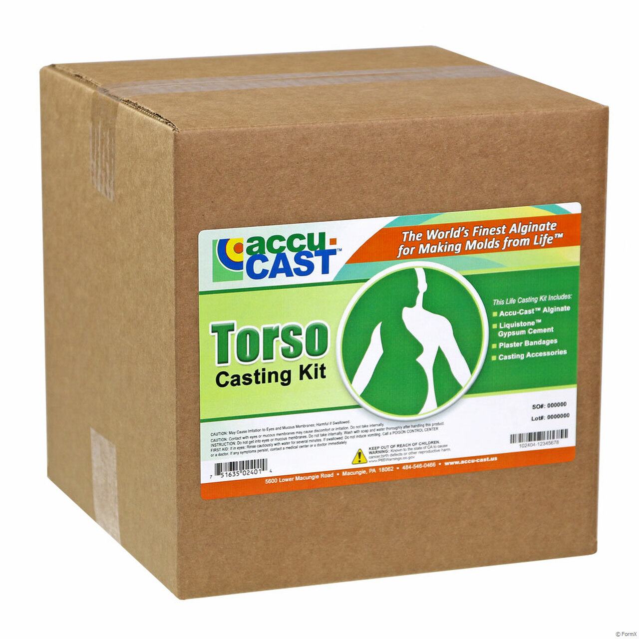 Full Torso Casting Kit (Front & Back)
